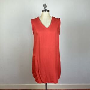 Cloth & Stone Coral Sleeveless Tunic/Mini Dress